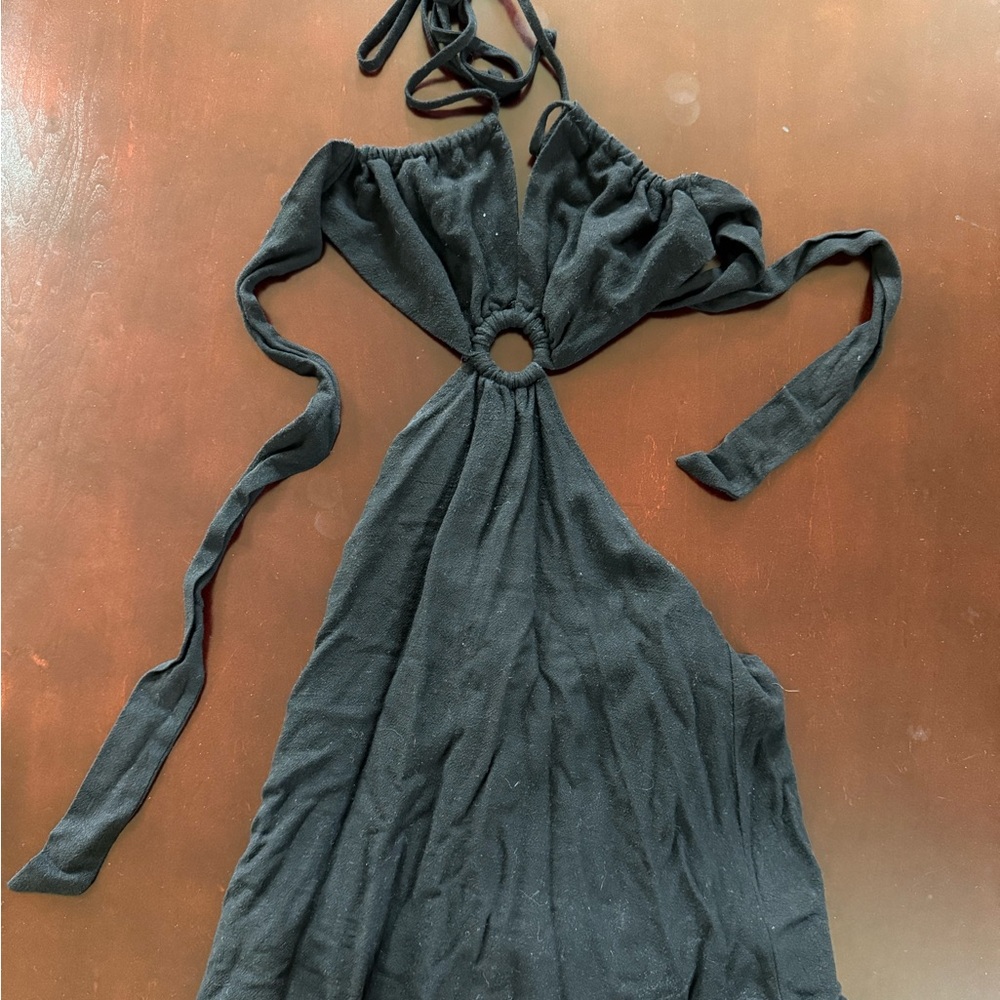 PacSun La Hearts Black Backless Mini Dress Size Small